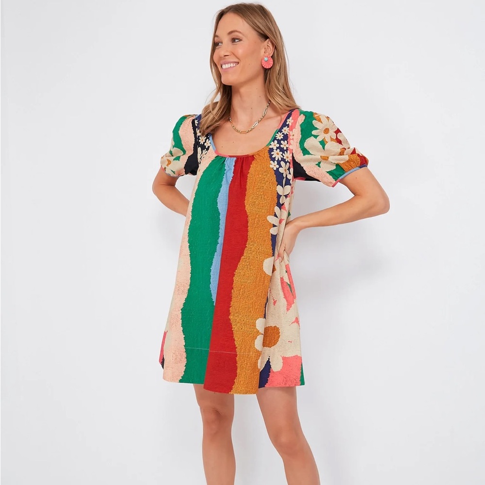 NWT Farm Rio Super Fun Daisy Mini Dress